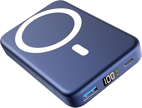 Miniatura 1 de vatemax Power Bank Fast Charging 10000mah Portable Charger Power Bank Magnetic Portable Charger 225W Wireless Power Bank USB PD QC30 Type-C Led