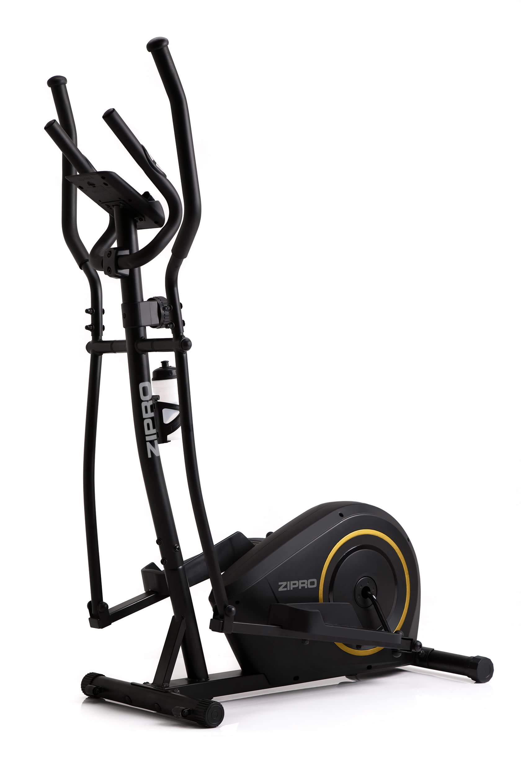 Zipro Crosstrainer Burn, elliptique jusqu'à 120 kg, équipement d'entraînement Cardio à Domicile, Appareil de Fitness, Machines d'exercice, vélo elliptique, 8 Niveaux de résistance