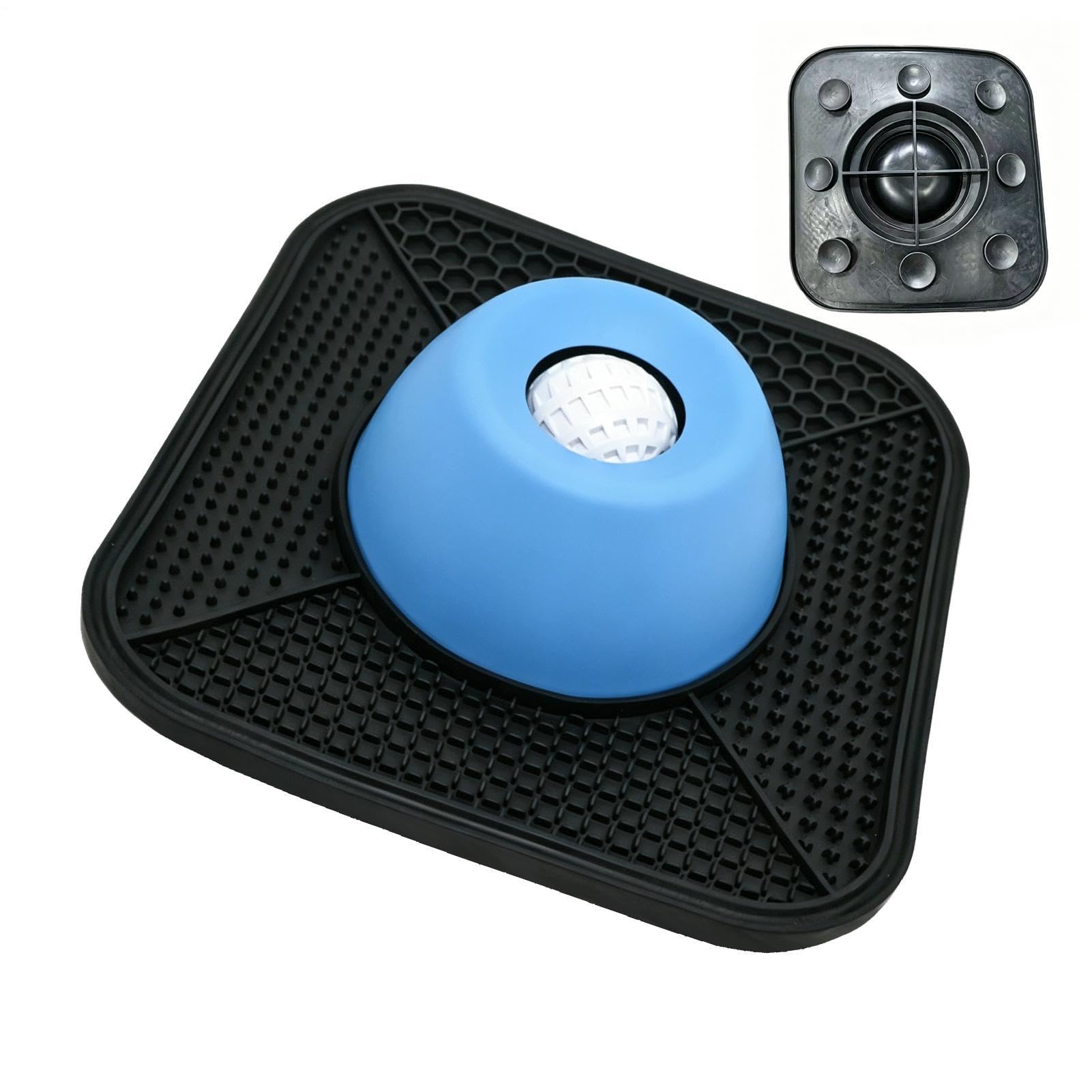 Gamelle anti-glouton pour chien grand et tapis en silicone
