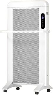 Electric Heater Heater Household Floor-Standing Electric Heater Living Room Bedroom Remote Control Silent Radiator Modern Remote Control Smart Fan Heater with Wheels Electric Space Heater