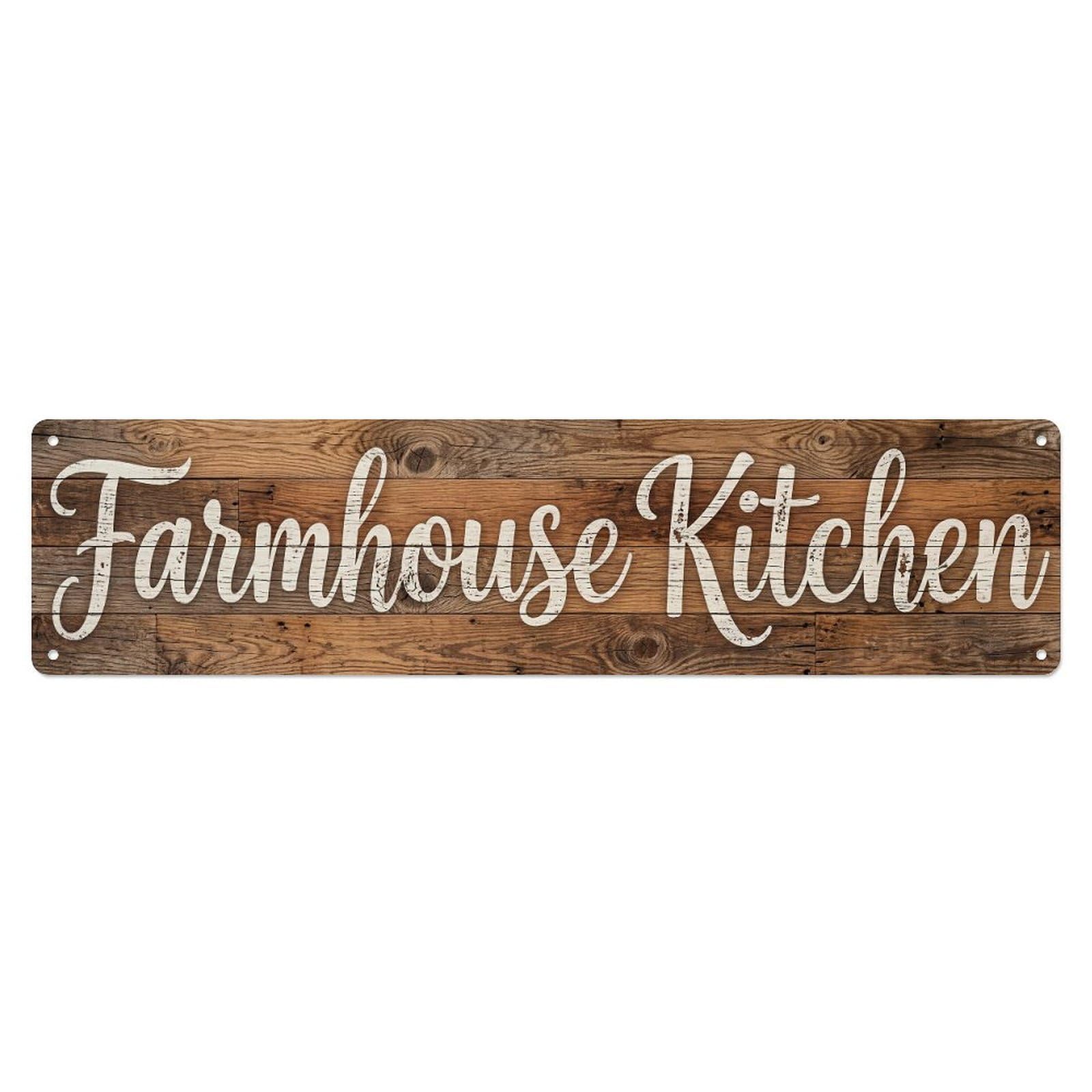 Okahys 4X16inch(10X40cm) Farmhouse Kitchen Metal Tin Sign