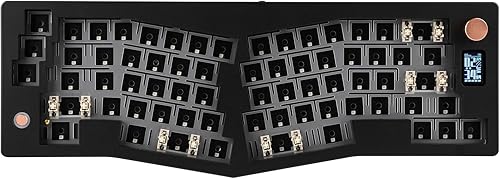 EPOMAKER CIDOO ABM066 Alice-Layout VIA-programable Barebones Kit con pantalla TFT-LCD y perilla giratoria, intercambiable en caliente, modos triples