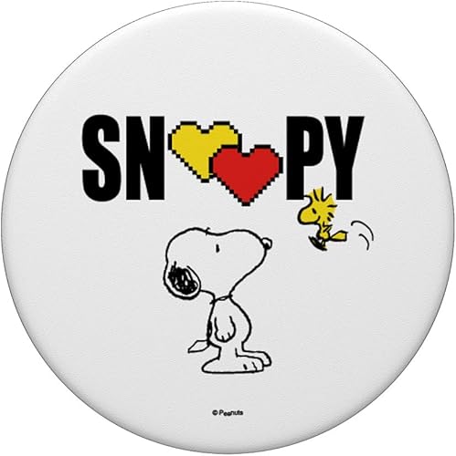 Miniatura 3 de PopSockets PopGrip estándar de San Valentín Snoopy Love