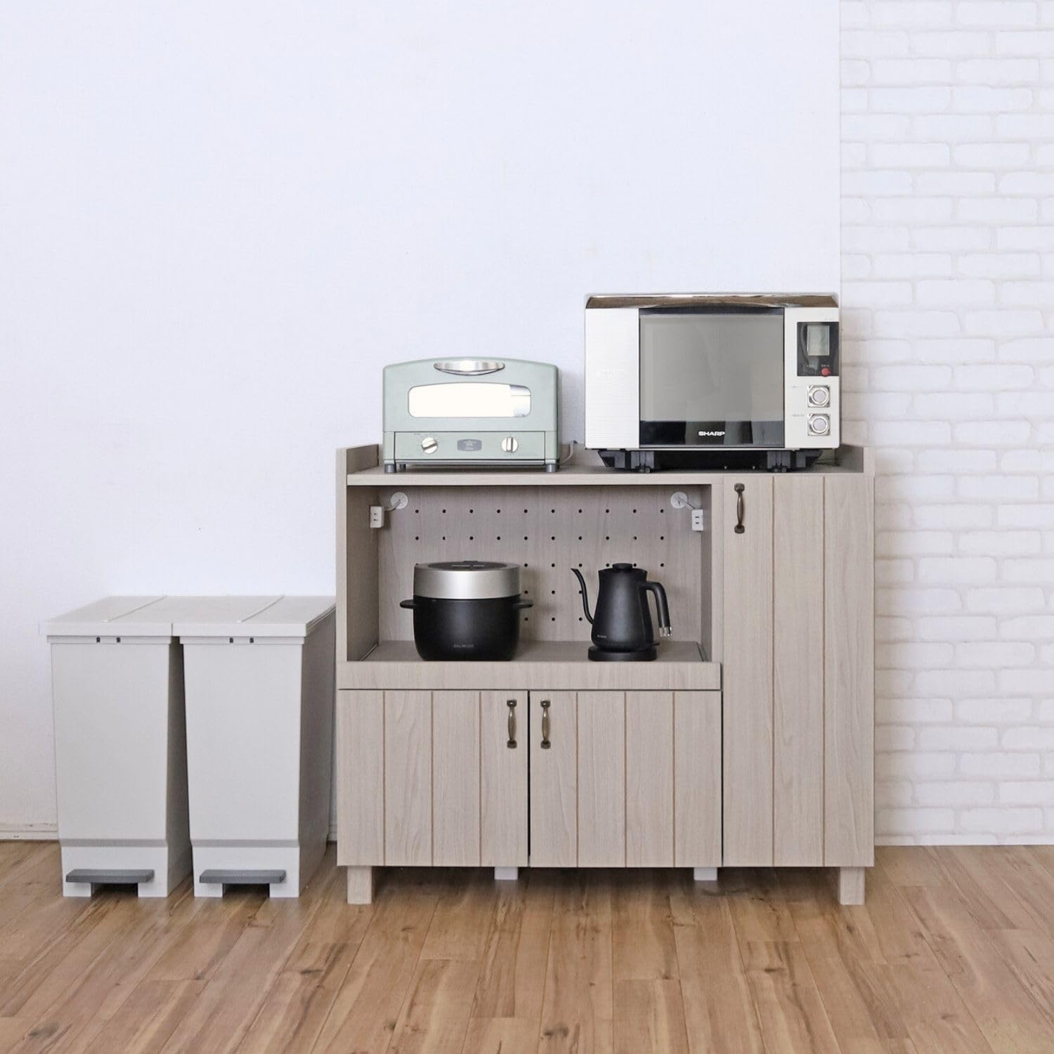 Amazon｜cn-9010sr キッチンカウンター キャビネット ラック レンジ台