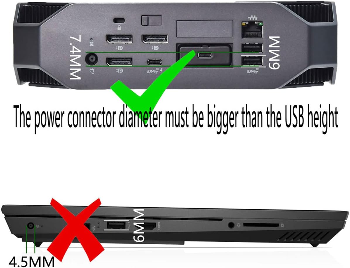 New 280W AC Adapter for HP Laptop Charger, Power Adapter Compatible with HP Z2 mini G5 G4 G3