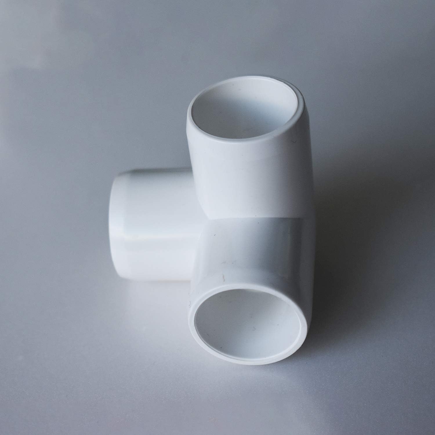 20Pack 1/2Inch PVC Fittings, 3Way Elbow PVC Furniture Fittings, 90 Degree PVC Elbow Side Outlet Tee, PVC Corner Fittings for Building PVC Furniture Greenhouse Shed Pipe Fittings Tent Connection - - 
