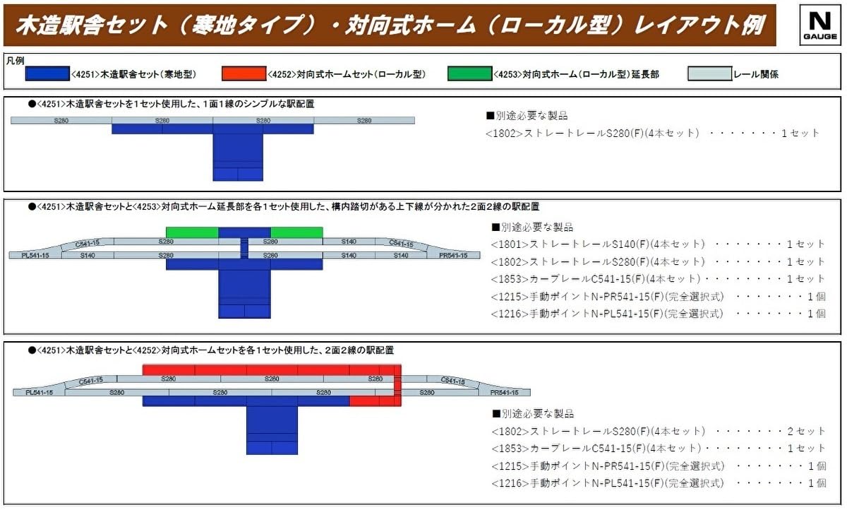 Amazon | TOMIX Nゲージ 対向式ホームセット ローカル型 4252 ジオラマ