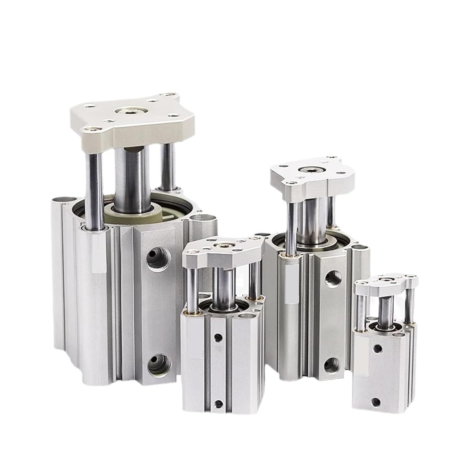 CDQMB Series Iron Thin Cylinder Double-Acting Guide Rod Compact Cylinder CDQMB40(Stroke 25mm)