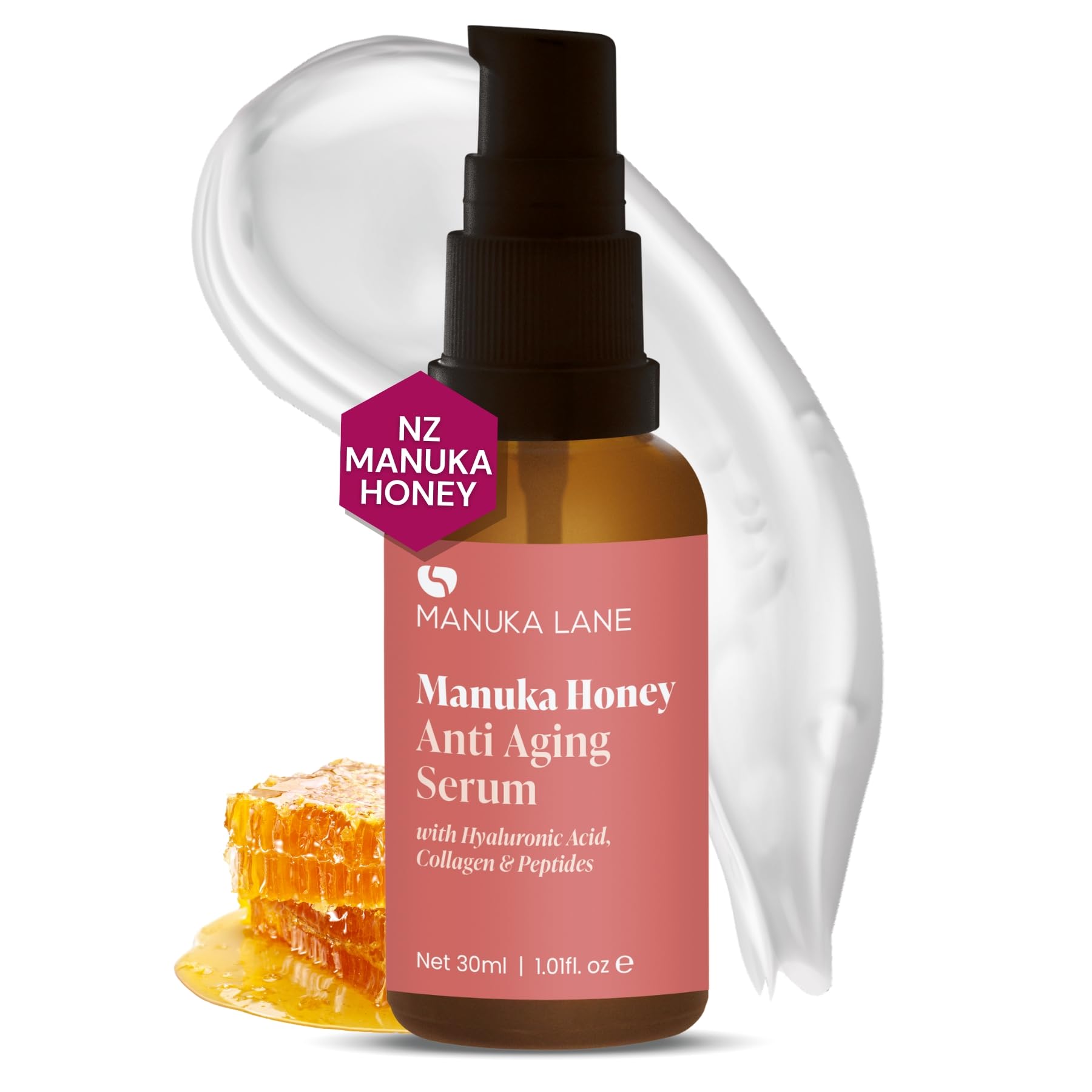 Amazon.com: Manuka Lane Manuka Honey Face Serum with Collagen