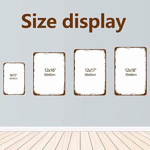 Miniatura 2 de Lady Metal Tin Sign That's What I Do I Garden I Drink and I Know Things Retro Poster Wall Decor for Bars Home Restaurant Poster Painting 12x8 Inch