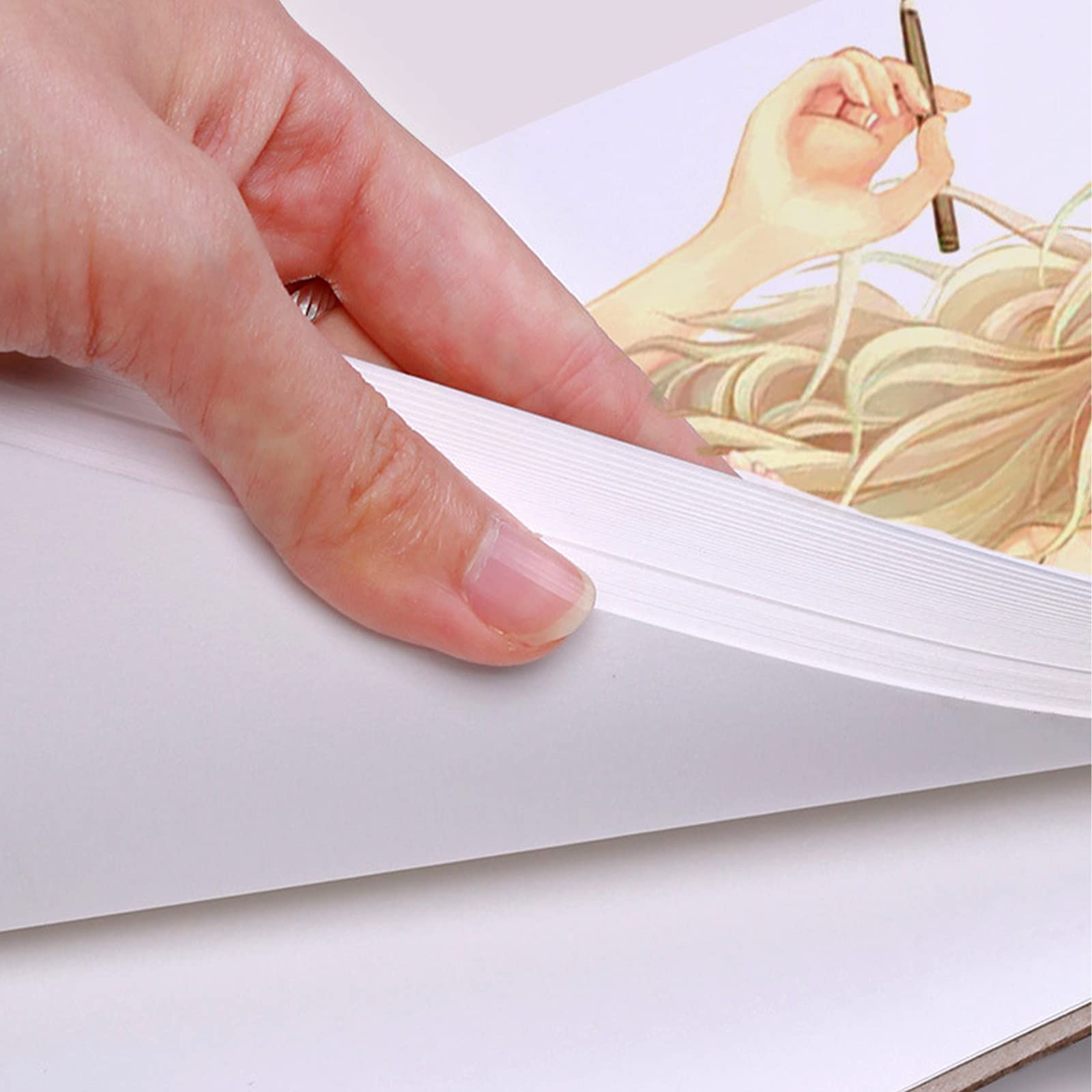 JIAHG Carnet De Croquis Format A4 Carnet De Dessin Papier