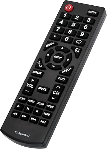 PERFASCIN Mando a distancia de repuesto NS-RC4NA-14 apto para Insignia 2013 2014 LED TV NS-39E400NA14 NS-39E850N14 NS-39L400NA14 NS-39L700A12