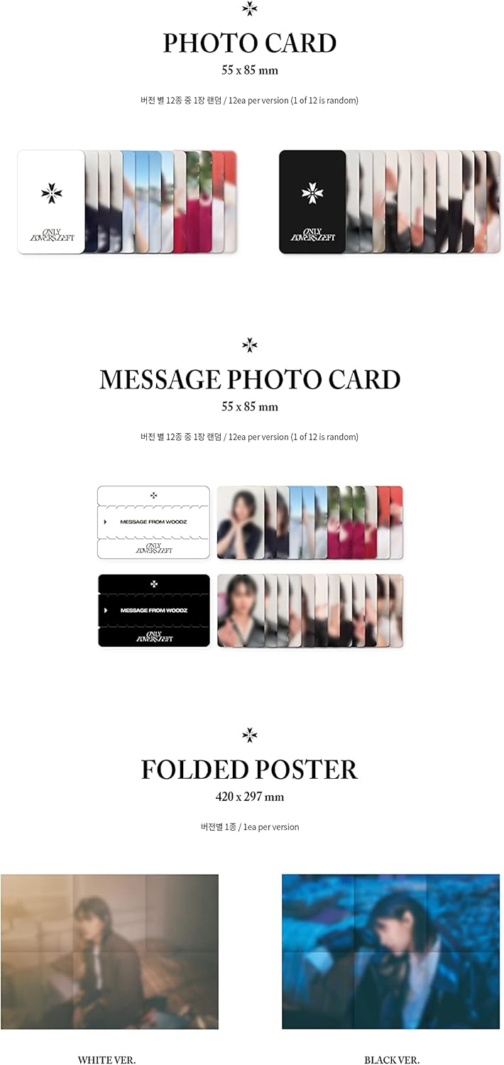 WOODZ CHO SEUNG YOUN - ONLY LOVERS LEFT (3rd Mini Album) Album (WHITE+BLACK ver. SET)