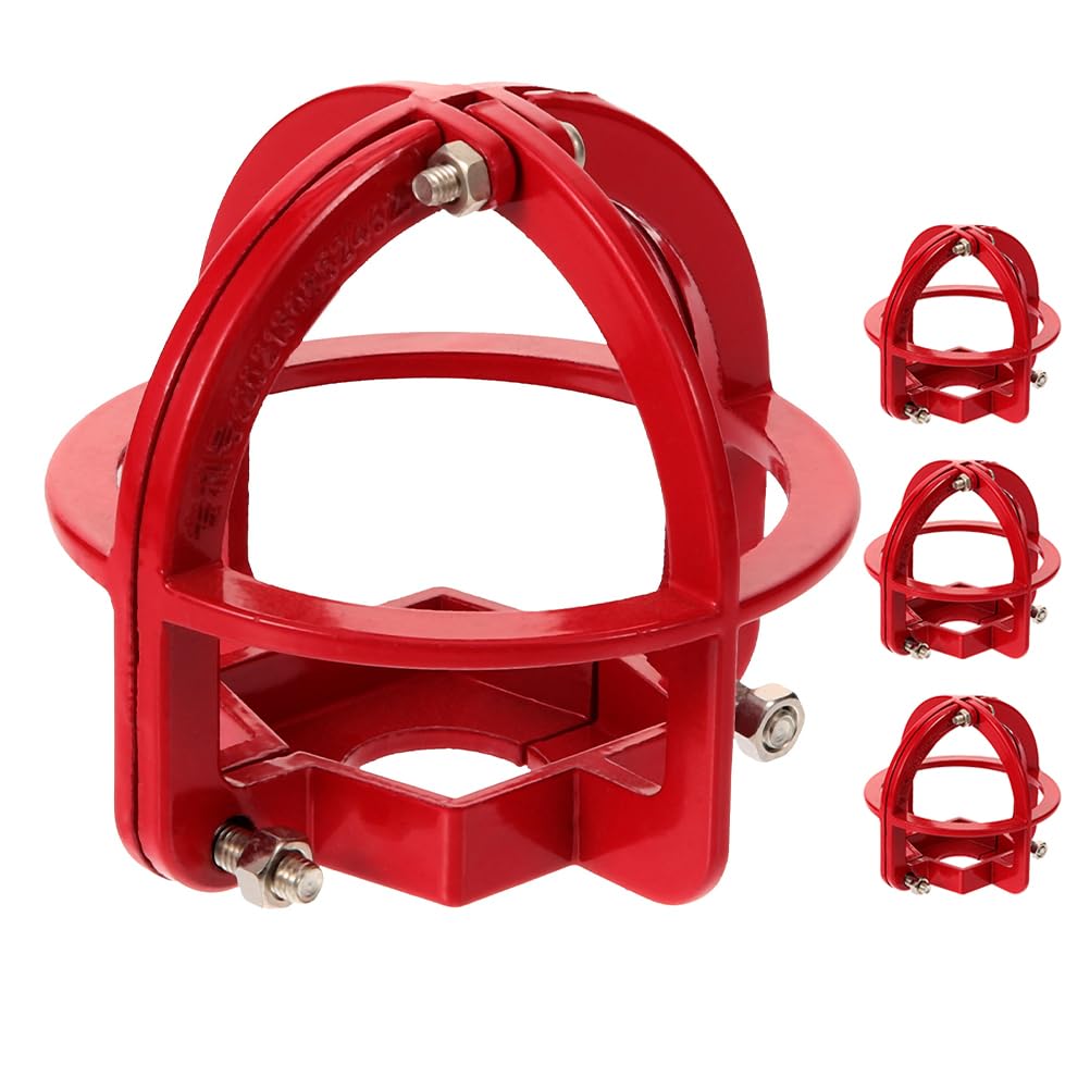 iplusmile Fire Sprinkler Protective Cover Cage Metal Guard for Sprinkler Head Dust Protection Easy Installation for Residential and Commercial Fire Safety