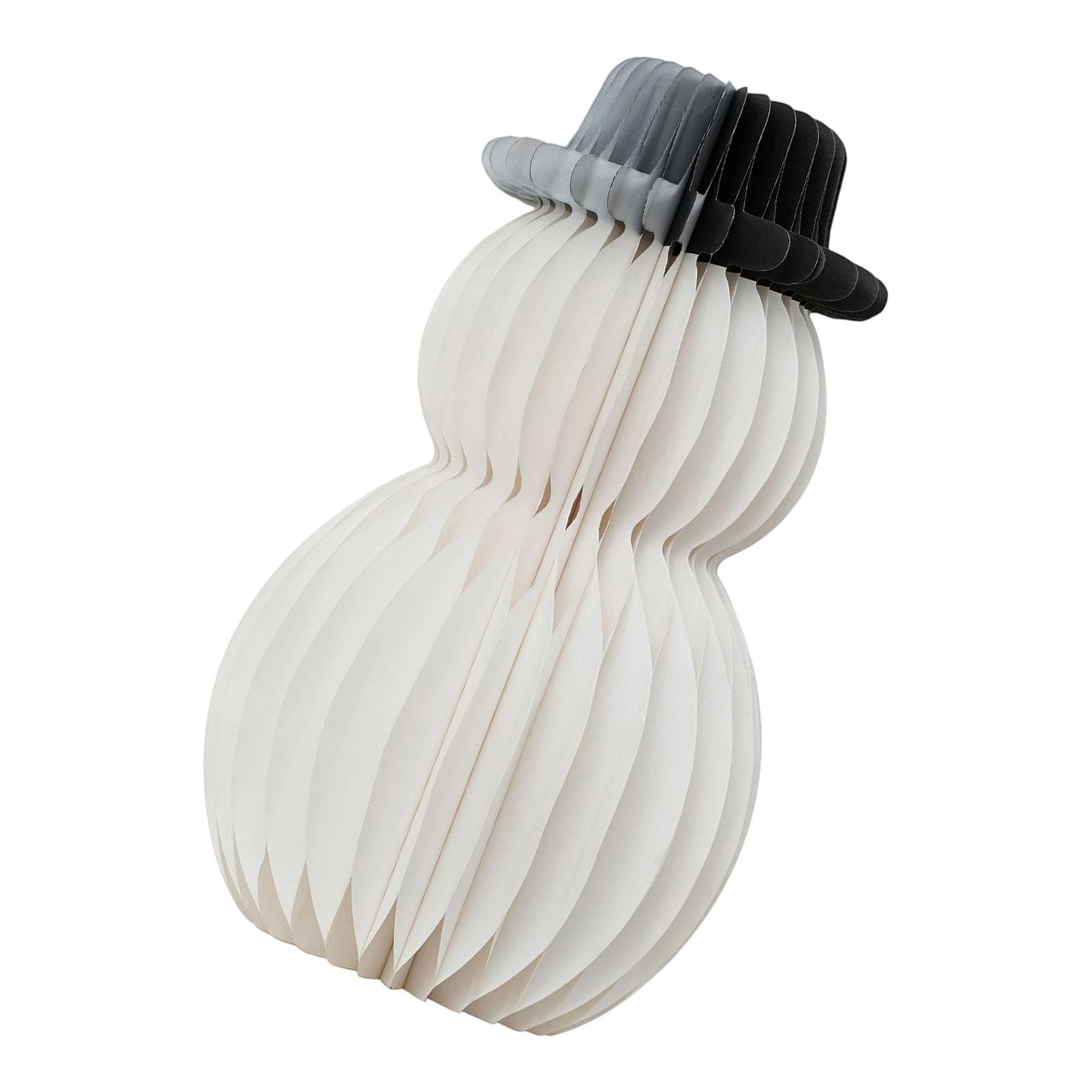 Jazuaiao Festival Winter Snowman Decoration Crafted From Thick Paper Snowman Centerpieces Decors for Indoor Seasonal Displays Seasonal Paper Centerpieces Decors