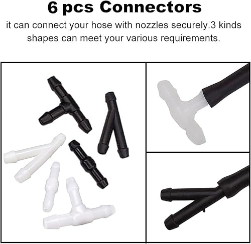 Miniatura 9 de Kit de boquillas de limpiaparabrisas delantero de repuesto para 2008-2012 Liberty, 2006-2010 Commander, Dodge Nitro 2007-2011 reemplaza al OEM #