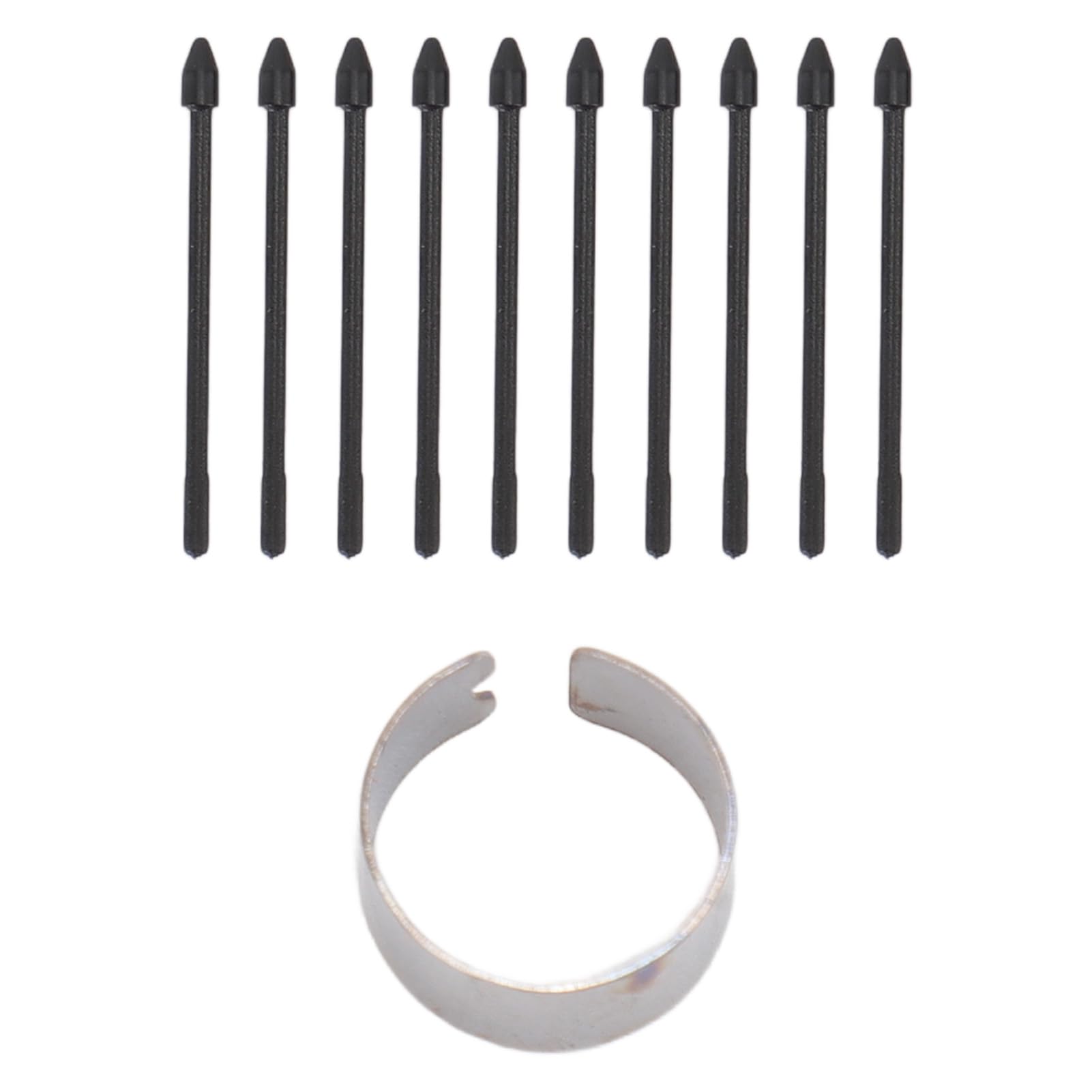 10PCS EMR Digital Pen Tips Replacement for Note 10, Note 20, S6, S6 Lite, S7, S7+ Plus with King Write MR05, for Scribe Pen, Pen2 (Black)