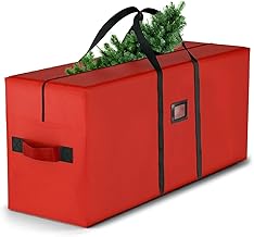 7ft/9ft Large Christmas Tree Storage Bag Fits Up to 9 ft. Artificial Disassembled Trees Waterproof Xmas Tree Bag 127 x 38 x 50 cm