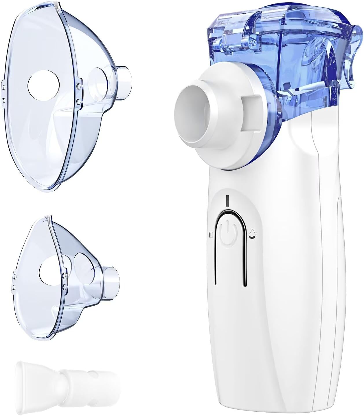 Portable Nebulizer - Nebulizer Machine for Adults and Kids, Mesh Nebulizer with Mouthpiece, Kids and Adults Mask for Travel and Home Usage DOCLOGE