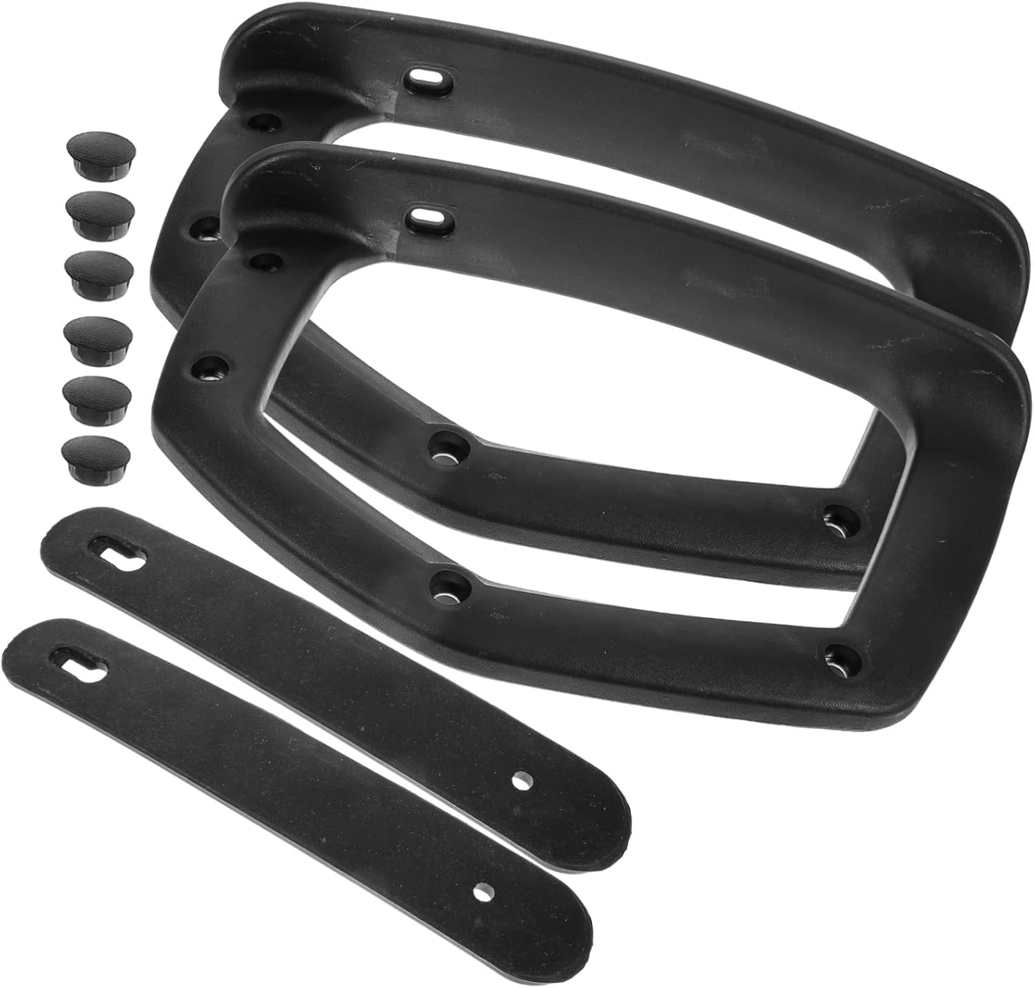 Office Chair Armrest Replacement 2pcs Plastic Handrail Desk Arm Rests for Computer Chairs