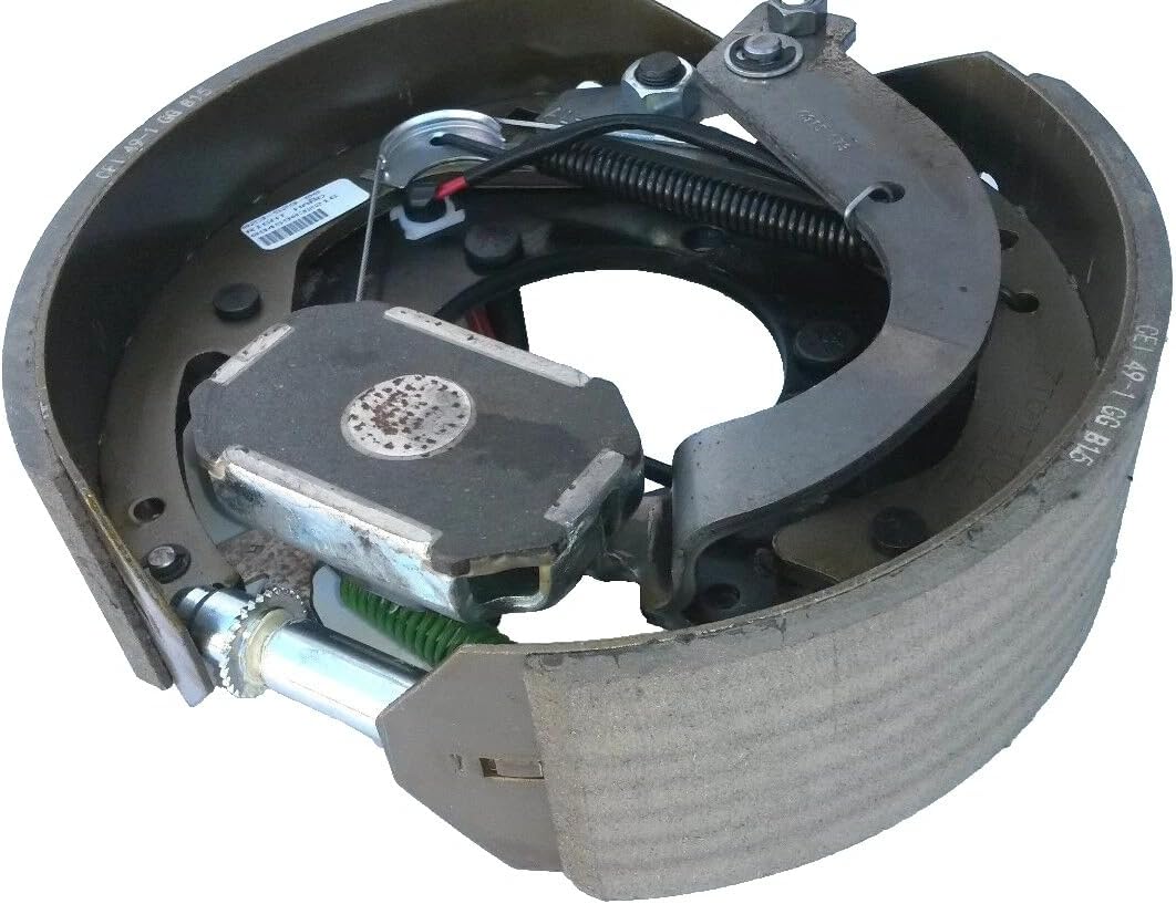023-529-00 9K 10K 12K Axle Trailer Electric Right Hand Backing Flange Plate - for ALKO RV Camper Parts K568255.1 - Heavy-Duty Trailer Axle Backing Plate - Size 12.25" x 3.5", 5 Bolt