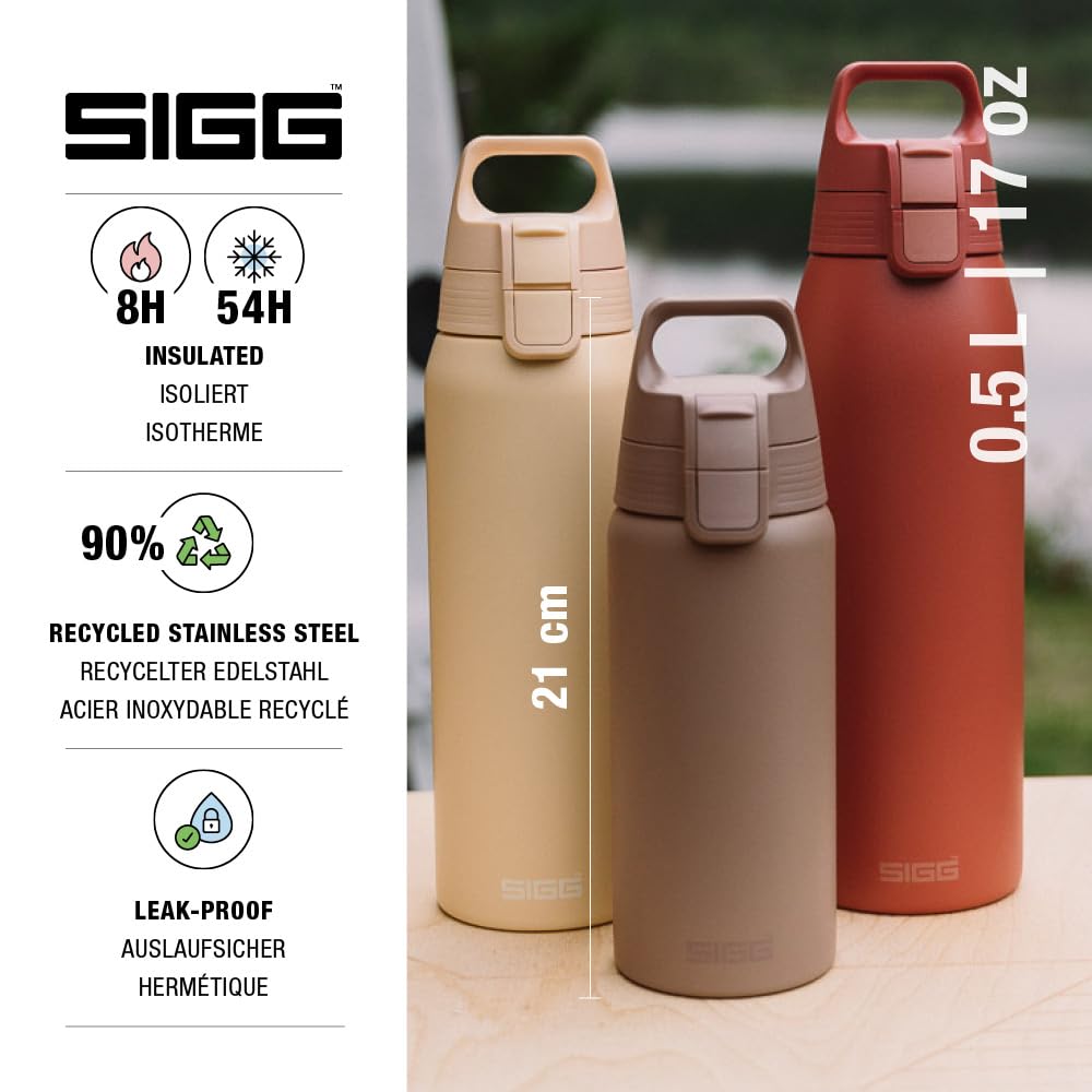 Amazon.com: Sigg - Insulated Kids Water Bottle - Shield One Therm