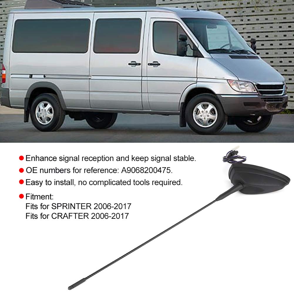 A9068200475 Antenne Montée sur Le Toit de L'antenne de L'autoradio pour Sprinter W906 2006-2017 Autoradio antenne Remplacement d’antenne