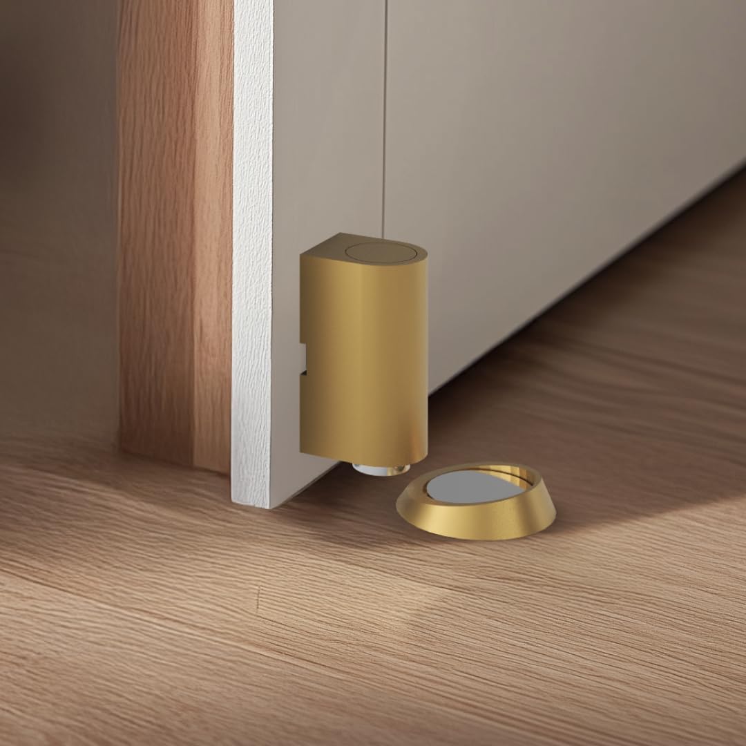 Butée de porte magnétique robuste Cavo lot de 2 arrêts muraux à aimant puissant