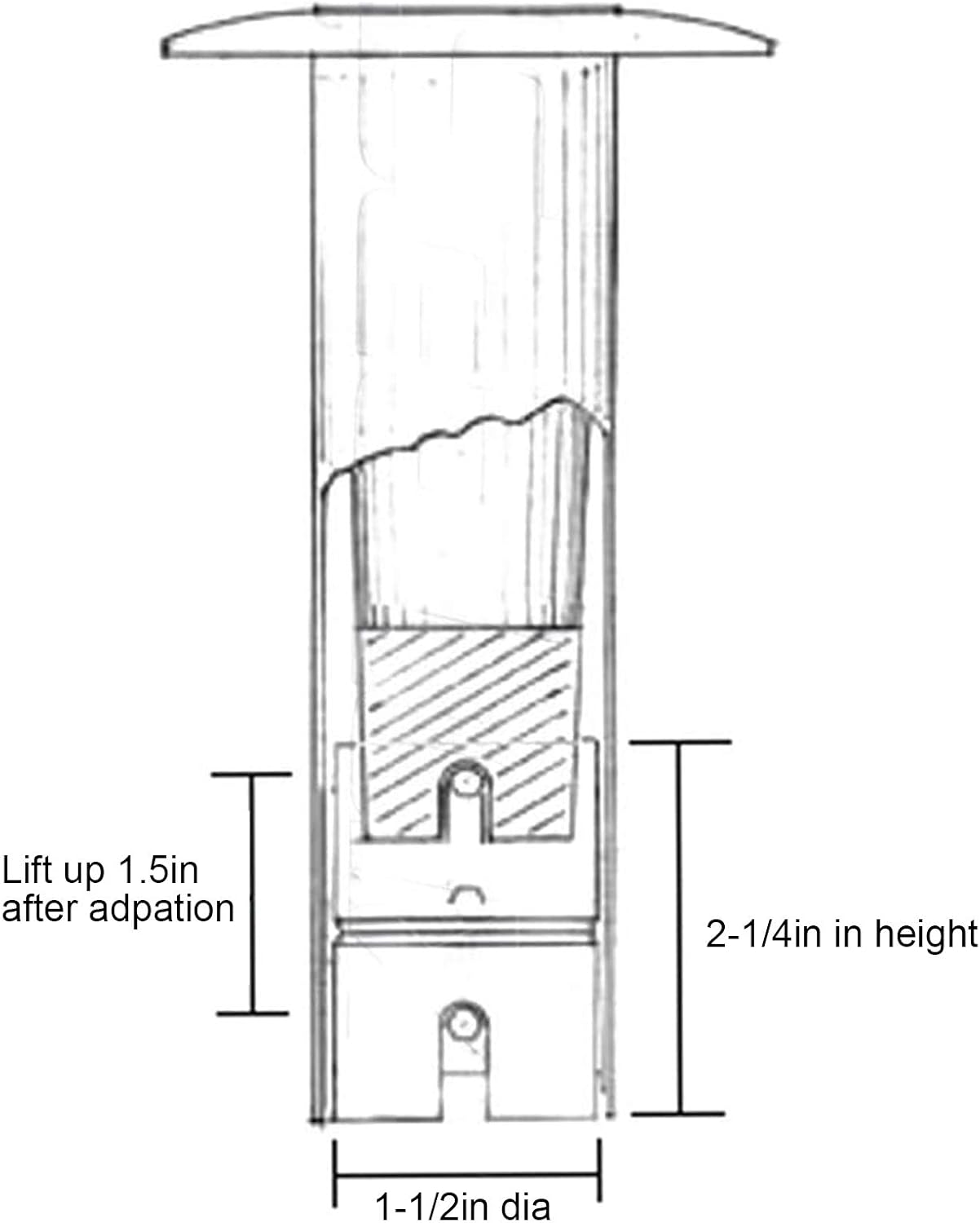 スイベルロッドホルダー 304ステンレススチール ジンバルロッドホルダー 360度 マリンハードウェア 釣り竿コンバーター ドロップ