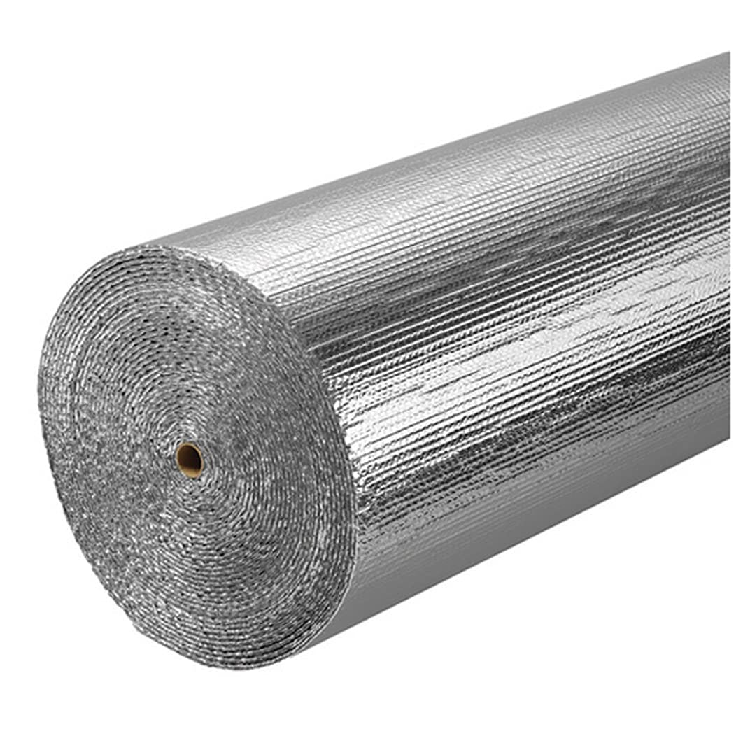 Isolante Termico Riflettente Rotolo isolante in lamina termica Isolamento riflettente in lamina riflettente a doppia bolla, materiale di isolamento termico per schermatura termica spessore 4 mm, barr