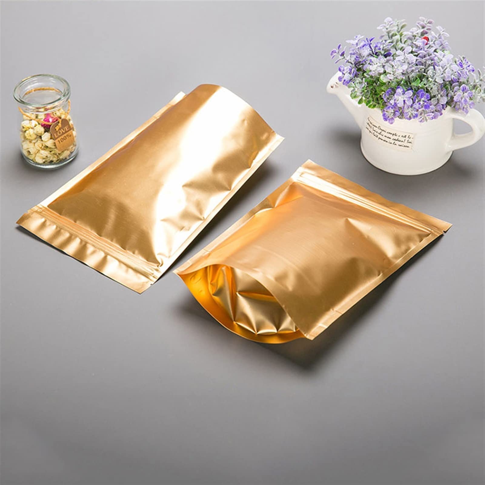 50 pz/lotto Mylar Foglio di Alluminio a chiusura L... – Vicedeal 50 pz/lotto Mylar Foglio di Alluminio a chiusura L... – Vicedeal