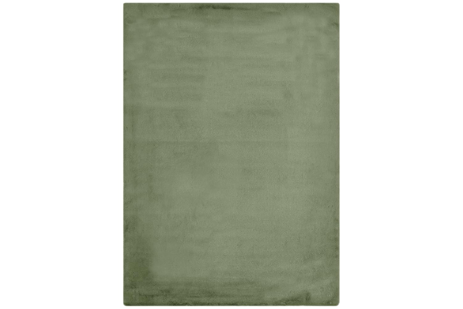 Tapis en fourrure d'agneau synthétique de qualité supérieure - Douceur verte 60 x 120 cm