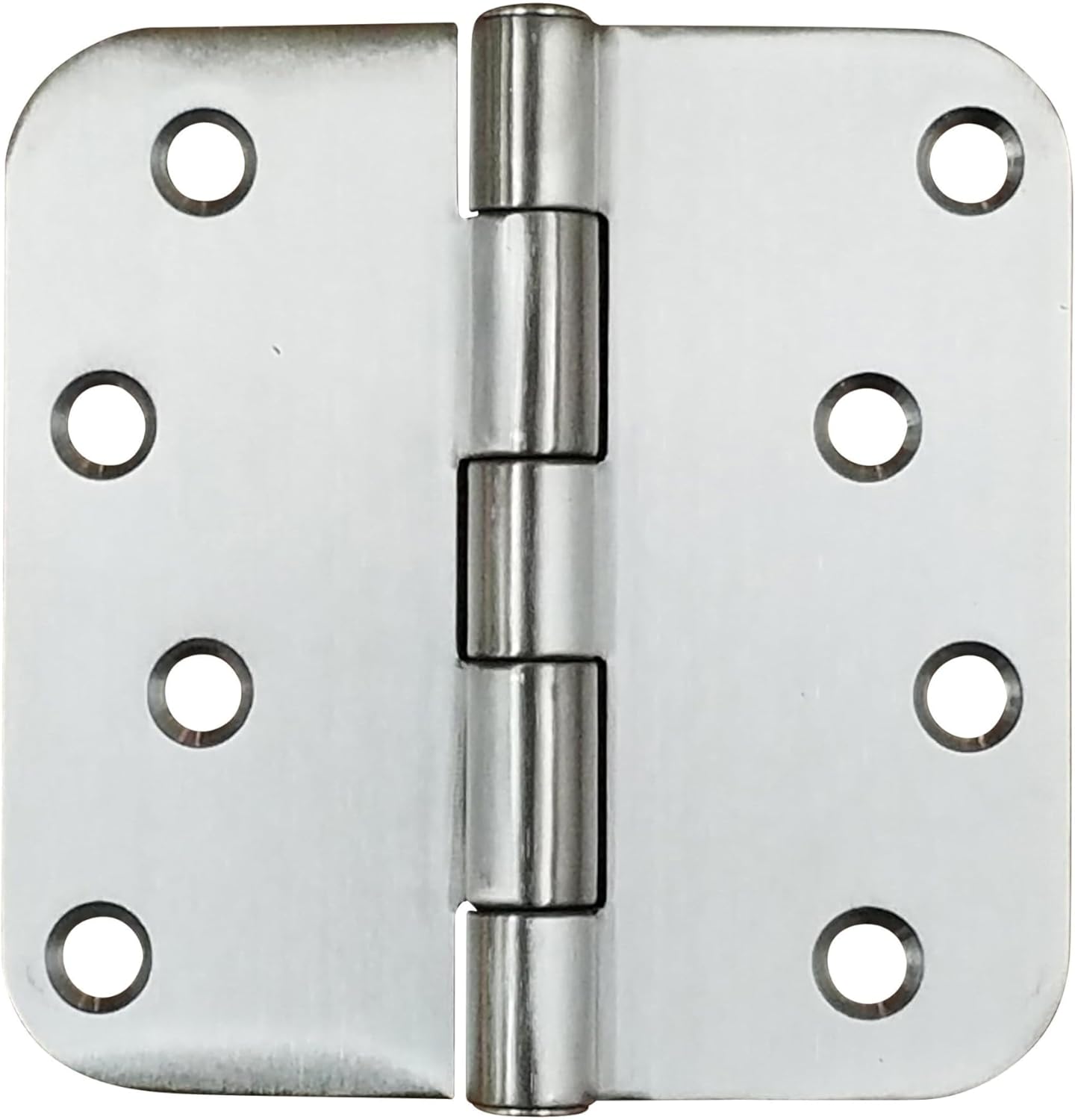 316 Marine Grade Stainless Steel Hinge - 4 Inch with 5/8 Inch Square Radius - NRP - Highly Rust Resistant - 3 Pack