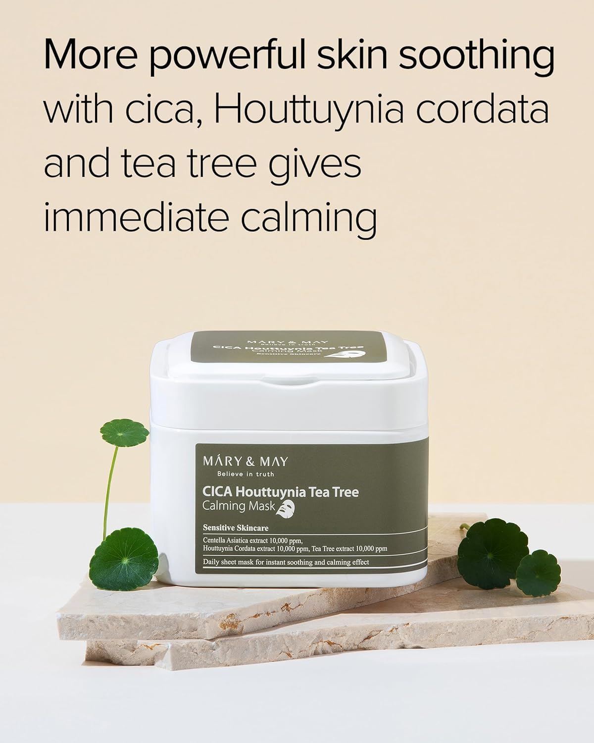 MARY & MAY Cica Houttuynia Tea Tree Calming Mask 30 pcs (400 g)