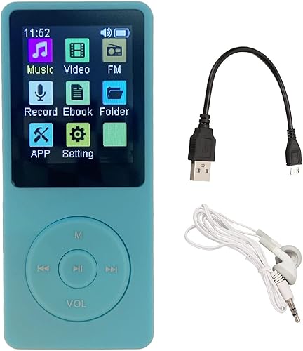 Miniatura 6 de Reproductor MP4 portátil 1.8 I LCD reproductor de música multimedia con accesorios Reproductor de música digital negro ultrafino para S Port Sm