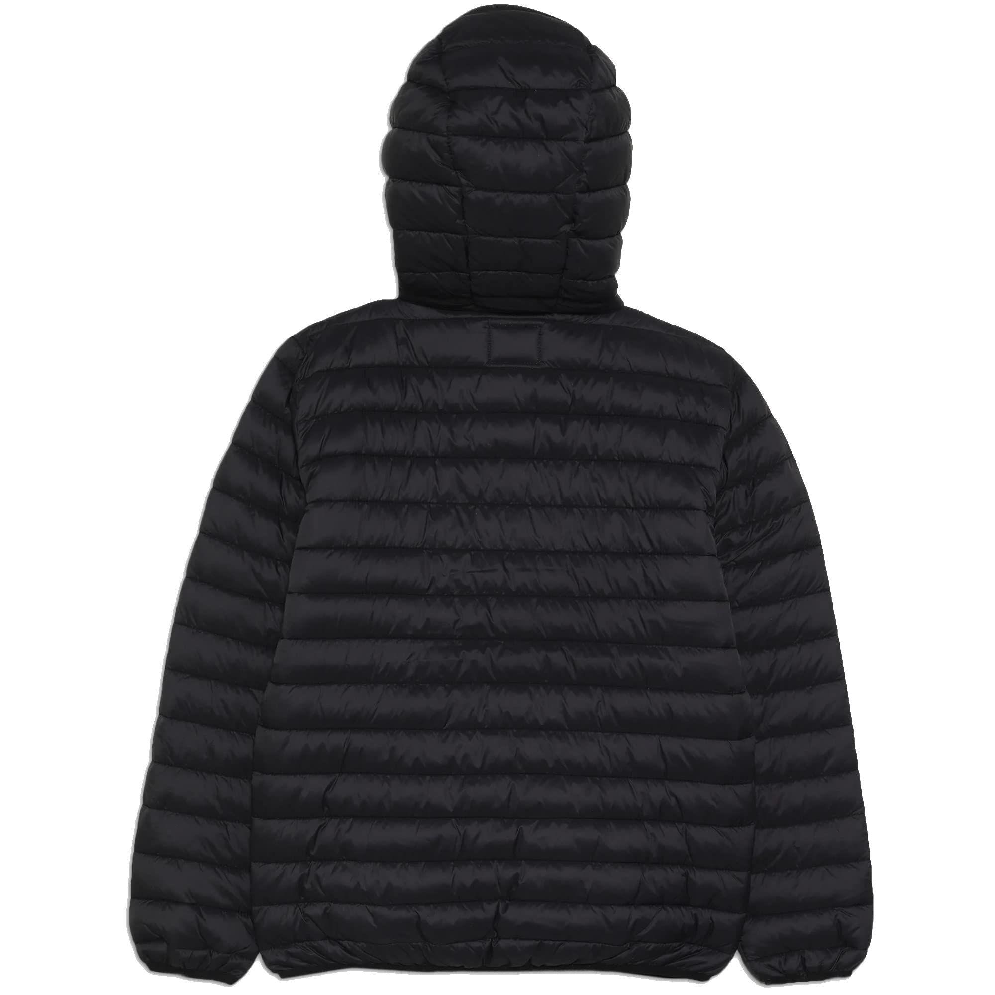 Guess, Giubbino Imbottito con Cappuccio Nero Ragazzo Bimbo Bambino 10A