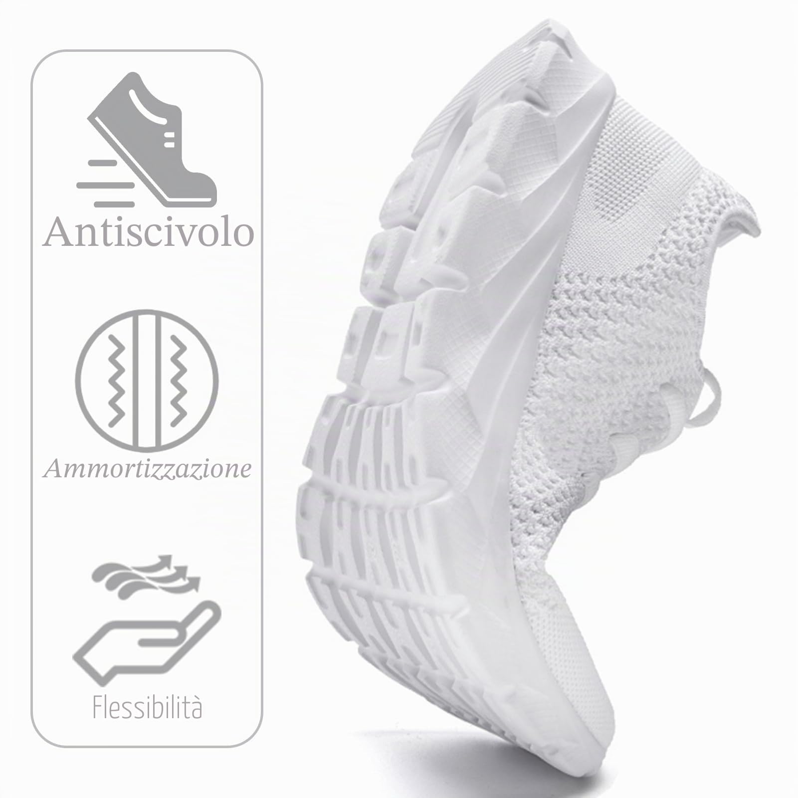 Scarpe da Uomo Leggero Tennis Sneakers Ginnastica Jogging Corsa Scarpe Sport Outdoor e Fitness in Palestra Scarpe
