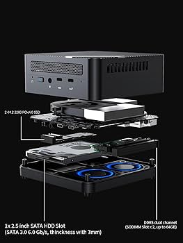 MINISFORUM UM690S 32GB 512GBミニPC 黒 MINISFORUM UM690S