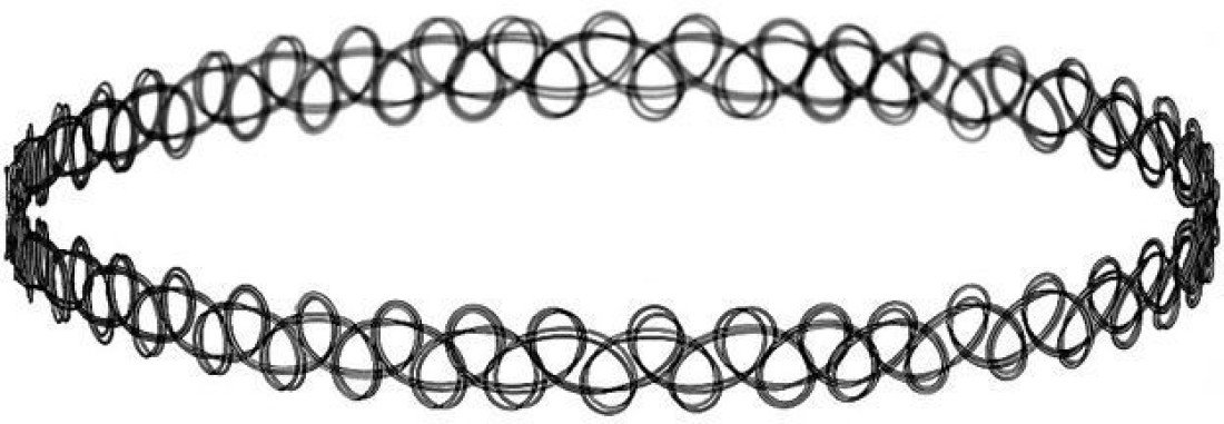 Jewels Galaxy Black Fake Tattoo Stretchable Choker Necklace for Women (JG-NCK-N1000) (B01IF7DA42) Amazon Price History, Amazon Price Tracker
