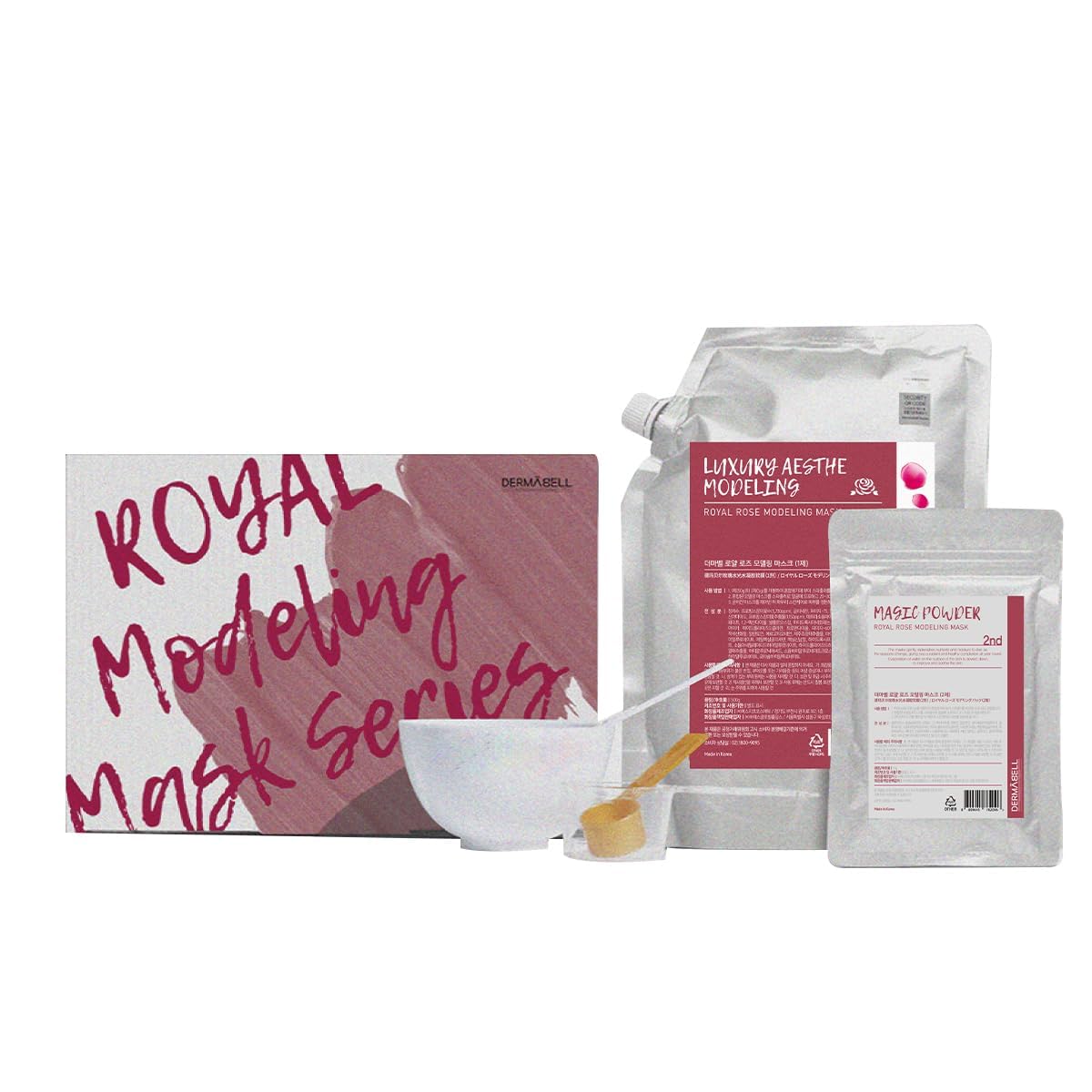 Dermabell jelly mask Rose 500g Facial Mask Premium Hydrating Cooling Korea Face Mask jelly mask face masks skincare Cleansing Facial Mask