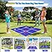 2-in-1 Outdoor Giant Tic Tac Toe Bean Bag Toss Games for Kids Adults, 4.5Ft Double-Sided Large Outside Lawn Yard Backyard Carnival Field Day Beach Picnic Camping Birthday Party Family Reunion Game