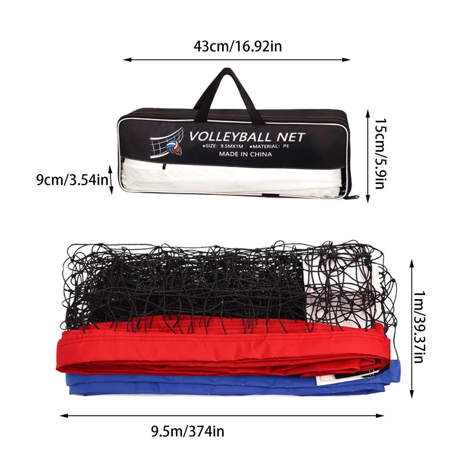 Red de voleibol – 109 cm para exteriores, voleibol portátil