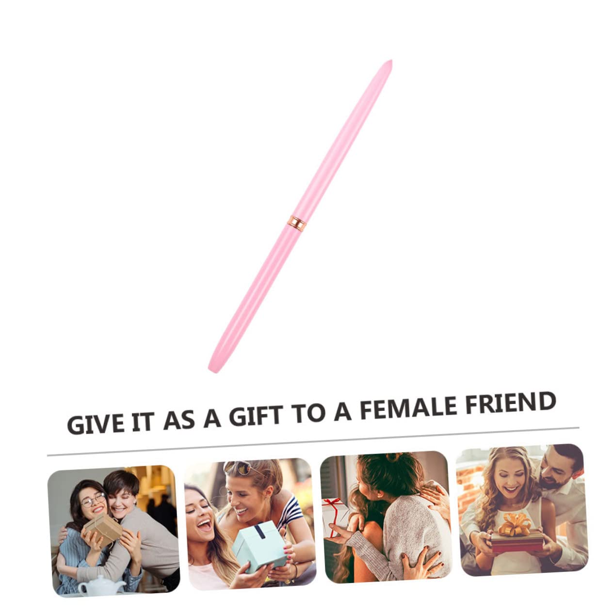 FRCOLOR 5pcs lápiz para arte de uñas herramientas de manicura cepillo para dibujar uñas lápices de dibujo para pintura de uñas Kolinsky acrílico pincel 3d gel rosa fibra lana cepillo pedicura