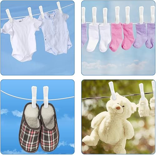 Miniatura 9 de 18 clips para toallas de playa, alfileres de tela, clip de secado de colcha, pinzas de plástico para ropa, soporte de agarre fuerte para secar la