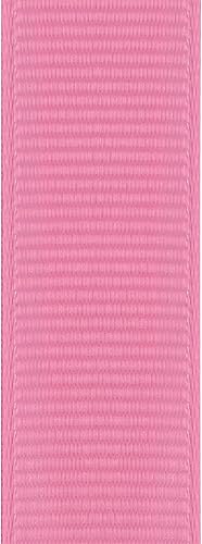 Miniatura 4 de Cinta de grogrén rosa de geranio de 58 pulgadas x 100 yardas para manualidades, lazos para el cabello, envoltorios de regalos, artes, costura floral