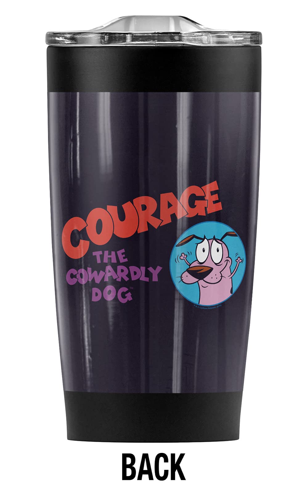 Amazon.com: Courage the Cowardly Dog Dog Logo Stainless Steel