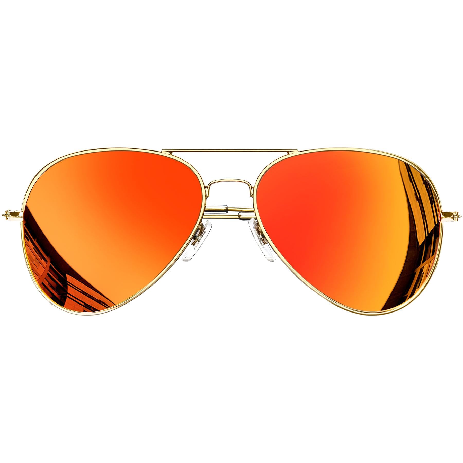 KANASTAL Groß Polarisiert Sonnenbrille Herren und Damen Verspiegelt Sonnenbrillen mit Premium Metallrahmen UV400 Schutz für Fahren Wandern Golf Fischen Outdoorsport