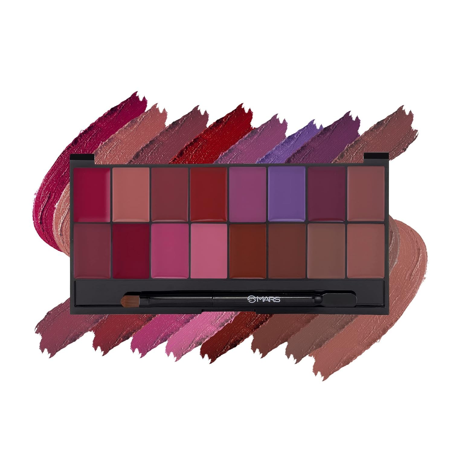 PREMIUM Infinity Lip Palette | Demi Matte | 16 Colors to Infinte Lipstick Colors | Free Spatula cum Applicator (36.0 gm) (02-Multicolor)-SH7711-image-41