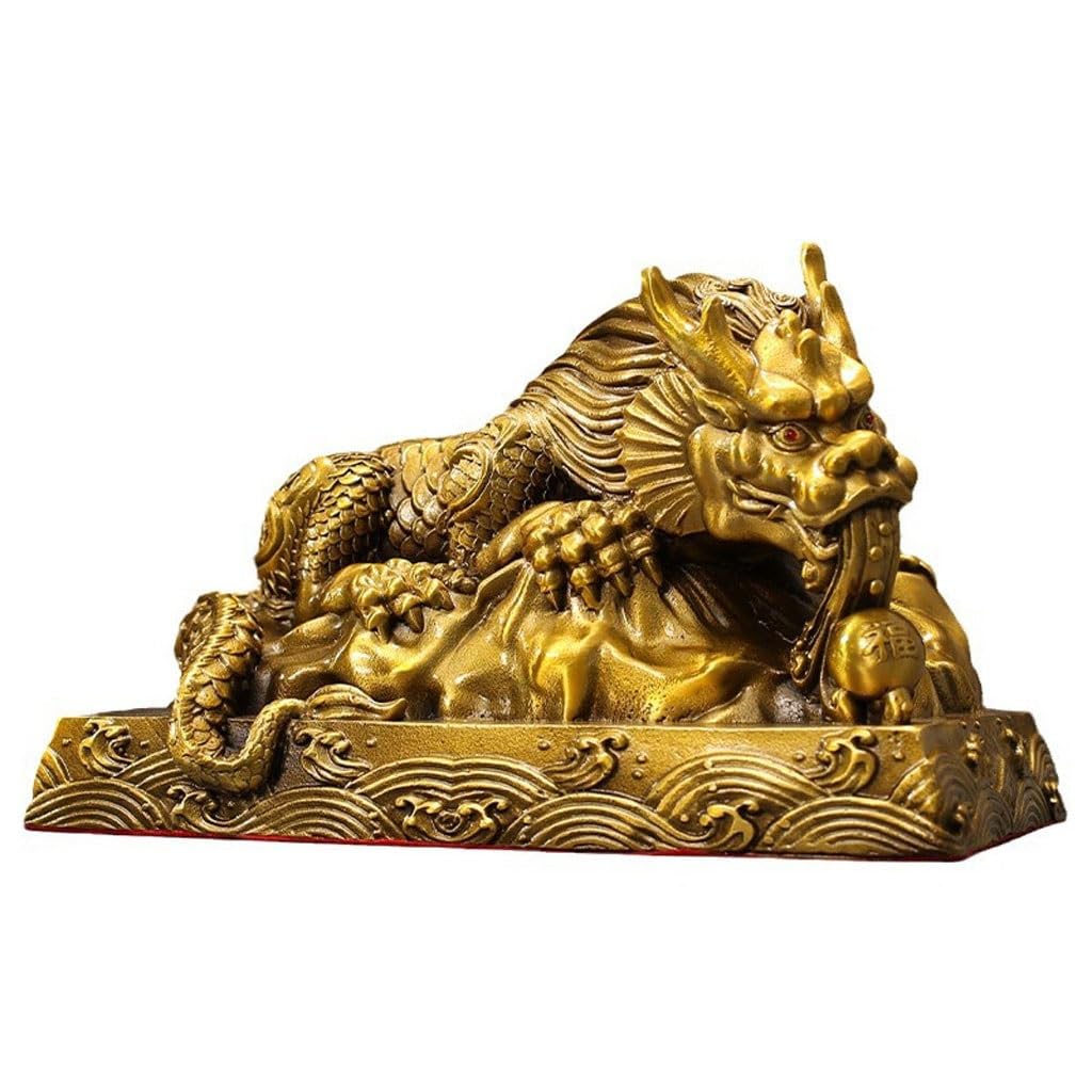 CHICKEN Bronze Living Room Ornaments Living Room Home Brass Water Beast Crafts Ornaments Office Shop Decorations Ornaments to Attract Wealth