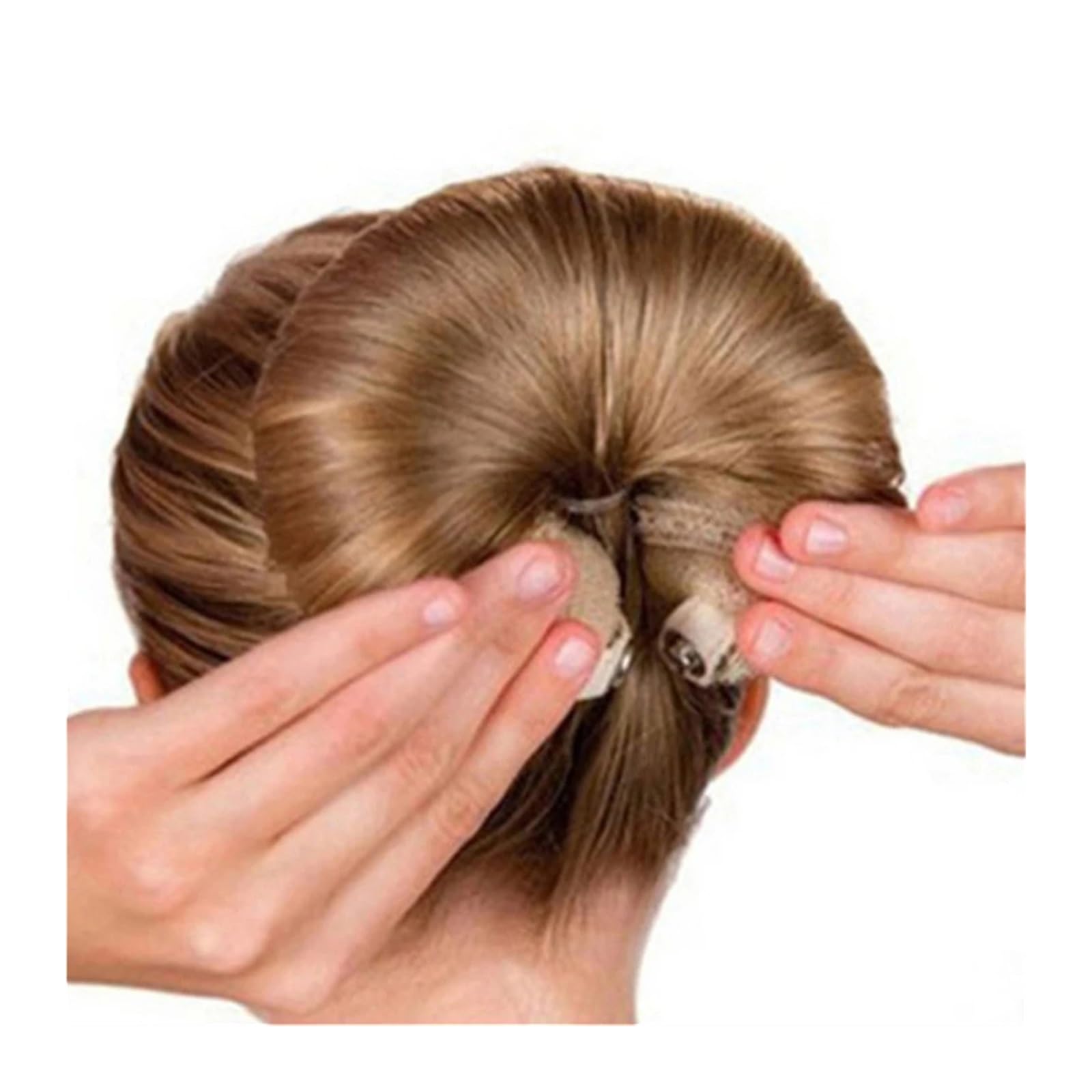 3 uds. for hacer moños en el pelo, Donut for herramientas for cabello, horquilla, accesorios for for mujeres, trenzas de estilo(Black)
